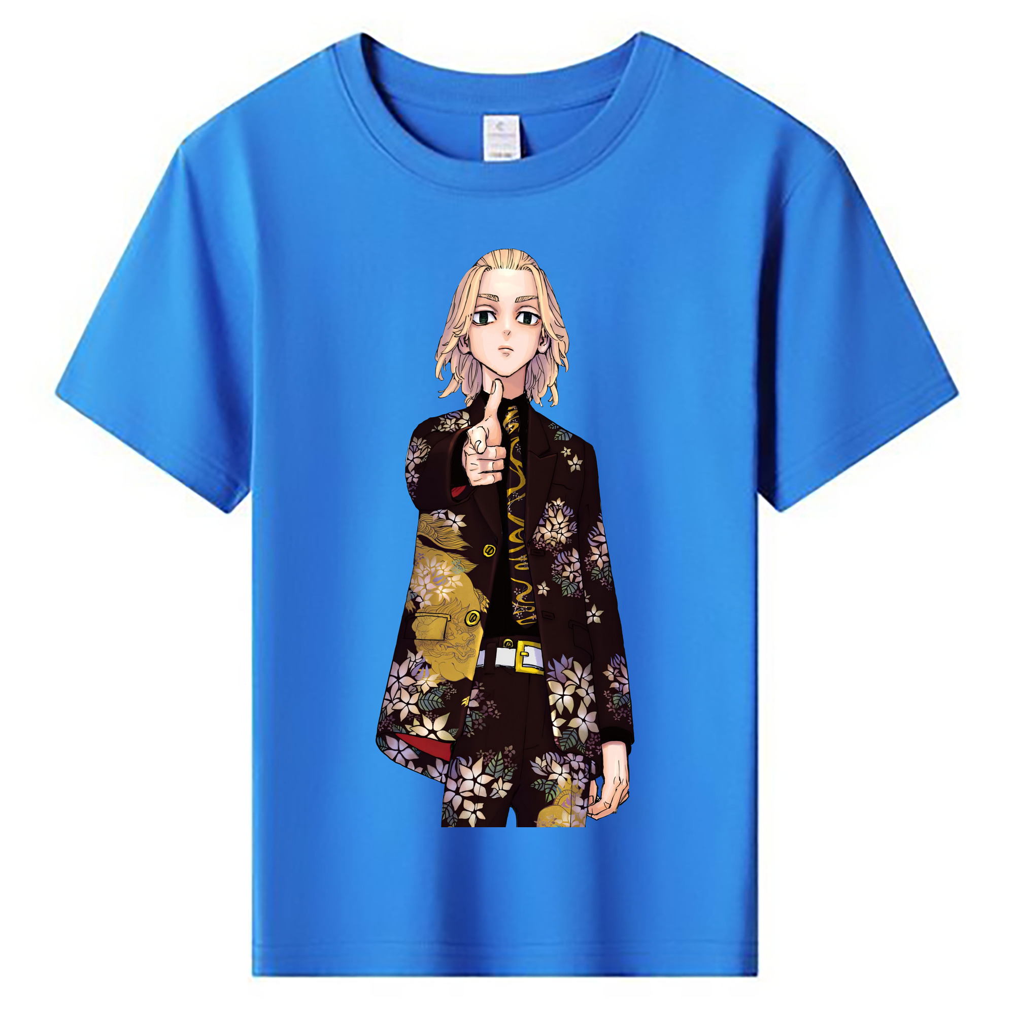 （画像用） 東京リベンジャーズ Tokyo Revengers 綿100％キッズTシャツ（フロントプリント）